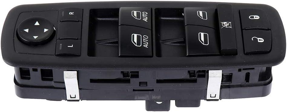 Power Window Switch Door Lock Switch Front Drivers Side fits for 2011-2013 JEEP GRAND CHEROKEE 2011-2013 DODGE DURANGO OE 68030823AE