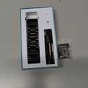 Lerobo Stainless Steel Band Compatible with Samsung Galaxy Watch 8 7 6 5 4 FE 40mm 44mm 45mm/Galaxy Watch 8 Classic 6 4 Classic 43mm 47mm 42mm 46mm, 20mm Metal Replacement Band for Men Women (Black)