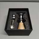 KNODOS Spring Loaded 54mm Espresso Tamper for Breville Barista Express & Bambino, Self Leveling Calibrated Coffee Tamper with Maple Wood Handle 30LB