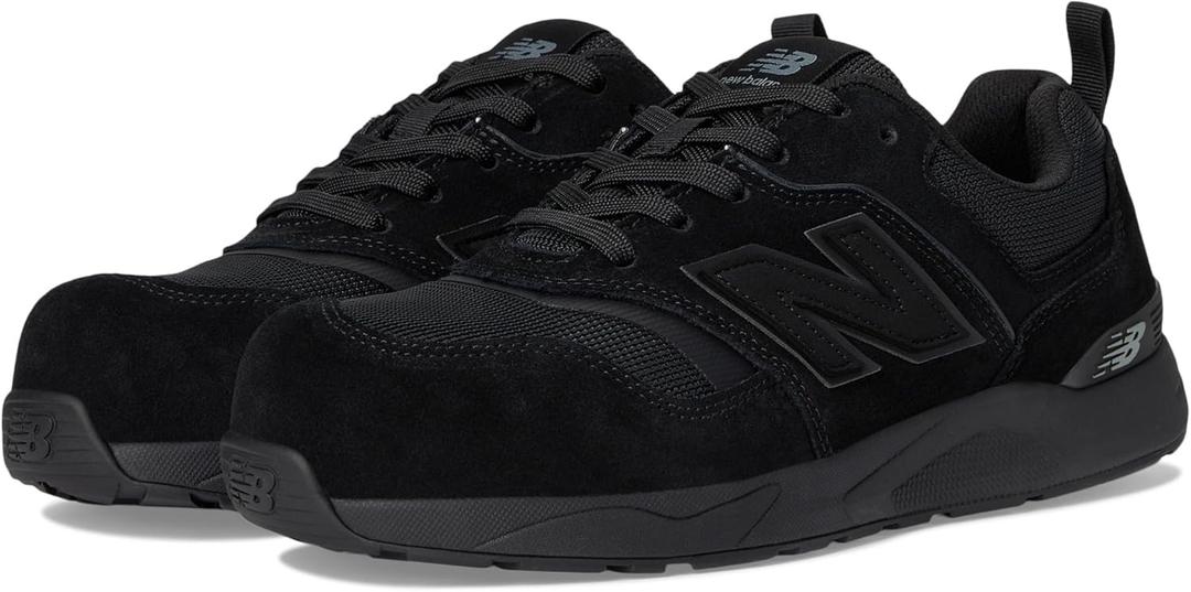 New Balance Men's Elite Lite Static Dissipative (9 X-Wide, Black/Black)