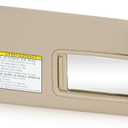 Beige Right Passenger Side Sun Visor Replacement Compatible with 2004 2005 2006 2007 Toyota Highlander Replace 74320-48260-a0