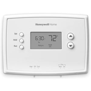 Honeywell Home RTH221B1039 RTH221B Programmable Thermostat, White (3.5H x 4.75W x 1D (in.))