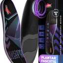 Premium Anti-Fatigue Shoe High Arch Support Insoles Men Women - Plantar Fasciitis Inserts - Orthotic Inserts Shoe Soles Standing All Day - Flat Feet Foot - Work Boot Insoles (L (Men 11-12.5/Women 12-13.5), Blue)