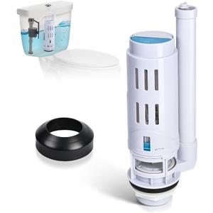 2-Inch Dual Flush Valve Replacement Kit for 2-Piece Toilets, Universal Toilet Flusher Replacement Kit with Gasket, Compatible with Glacier Bay, Kohler, American Standard, and Toto