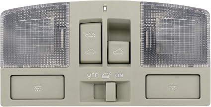 APPERFiT BBM6-69-970B-75 Overhead Console w/Sunroof Switch & Dome Light for Interior Roof Compatible with Mazda3 2010 2011 2012 2013 Ceiling Map Reading Light Accessories Parts