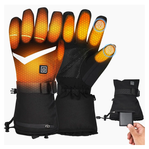 WWM Heated Gloves - Men & Women's Waterproof Hand Warmers with Rechargeable 7.4V 5000mAh Battery for Ski, Motorcycle, Working,M