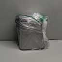 SONGMICS Bathroom Trash Can, 1.3 Gallon (5 L) Small Trash Bin with Lid, Slim for Small Spaces, Stainless Steel Garbage Can, Soft Close, Silver ULTB560E05