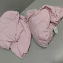 Twin XL Size 3 Piece Sheet Set - Comfy Breathable & Cooling Sheets - Hotel Luxury Bed Sheets for Women & Men - Deep Pockets, Easy-Fit, Soft & Wrinkle Free Sheets - Light Pink Oeko-Tex Bed Sheet Set