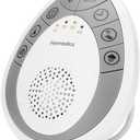 Homedics Rejuvenate Traveler White Noise Sound Machine, Portable Sound Machine with 4 Relaxing Sounds for Travel, Home, Nursery and Office, Auto Off Timer