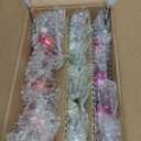 Lillian Vernon Shiny Glass Hearts Valentines Ornaments - 12 Piece Set, Blown Glass, Handcrafted Hanging Tree Decorations, Valentine's Day Holiday & Party Decor, 2" Tall Heart, Red, White & Pink