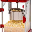 Elite Gourmet EPM-250 Maxi-Matic 2.5 Ounce Classic Carnival, Tabletop Kettle Popcorn Popper Machine, Retro-Style, Movie Hot Buttered Popcorn, Red (1-Gallon)