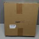 Soulchen 18 Inch Christmas Norfolk Pine Wreath with Vintage Bells and Ribbon Rustic Farmhouse Artificial Pine Greenery Decor for Front Door Xmas Winter Holiday Party Indoor Outdoor Windows Walls Decor