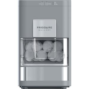 Frigidaire, Countertop Artisanal Sphere Ice Machine, Transparent Window, Gourmet Ice Maker, 84 Sphere per Day Capacity, Auto Self Cleaning Ice Making Machine - 16.75" D x 11.75" W x 20.25" H (Grey)