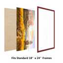 PET Sheet/Plexiglass Panels(18x24", 2Pack, 0.03" Thick); Use for Sneeze Guard, Crafting Projects, Poster Frames, Cricut Cutting, Shelf Liner, Table Mat and More; Easy to Cut, Safe for Adults&Children