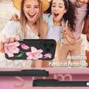 OOK Floral Case for iPhone 17 Pro Case Cute Lily Flower Butterfly Design Soft TPU Shockproof Protective for Women Girls Phone Cover