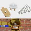 905-052 765 Check Valve Assembly Repair Kit Fit for Model 1"-1-1/4" in Pressure Vacuum Breaker, Spring, Retainer & Holder 3 PCS