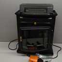 ZAFRO Electric Fireplace Stove, 5100 BTU Quick Heating Electric Fireplace Heater with Adjustable Flame Brightness, 1000W/1500W Thermostat, for Living Room, Bedroom (22 inch)