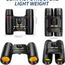 Compact Binoculars for Adults and Kids, HD Mini Portable Outdoor Binoculars Children, Pocket Lightweight Folding for Bird Watching, Hunting, Concert, Theater, Opera, Traveling, Tourism, Shows