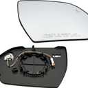 Passenger Side Mirror Glass with Heated Blind Spot Detection, Compatible with 2018-2019 Ford Expedition, 2018-2019 Lincoln Navigator (Passenger Blind Spot No-Anti-glare)