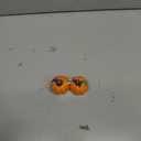 2 Pcs Fall Pumpkin Shaped Salt and Pepper Shakers 3 Inch Ceramic Salt and Pepper Shakers Set for Holiday Home Indoor Kitchen Decorations (Orange)