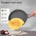 JEETEE Pots and Pans Set Non Stick 23pcs, Healthy Kitchen Cookware Sets, Induction Cooking Set W/Gray Frying Pans, Saucepans, Saut & Griddle & Crepe Pan (PFOA, PFAS Free)