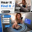 Wallet Tracker Card for Apple Find My, Rechargeable Wireless Charging Item Finder for Wallet, Passport & Travel Essentials, iOS Only