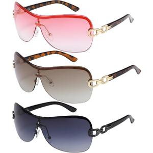 Y2K Sunglasses for Women, Wrap Around Sun Glasses Men Gradient Lens Trendy Retro Eyewear for 90s 2000s Party