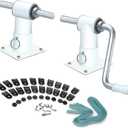 SWIMLINE HYDROTOOLS 50050 Premium Solar Reel System For Above Ground Swimming Pools | Durable | Non-Corrosive | Socket Mountable | With Straps & Hardware | Easy Cranking | TUBE KIT NOT INCLUDED