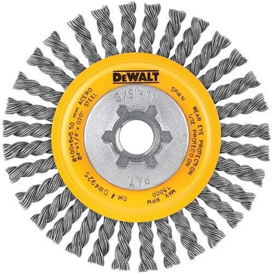 DEWALT DW49201 5-Inch by 5/8-Inch-11 HP .020 Carbon Stringer Wire Wheel