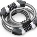 Electric Scooter Lock, Bike Lock with 5-Digit Combination, 12MM Dual Cable Locks, Security 41.3 inch Feet Bicycle Lock Anti Theft for Scooter, Bicycle, E-Bike, Electric Scooter Accessories