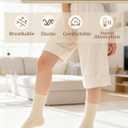 2 x Chalier 6 Pairs Womens Crew Socks, Retro Casual Knit Socks Soft Cotton Sock for Women (Mixed Color)