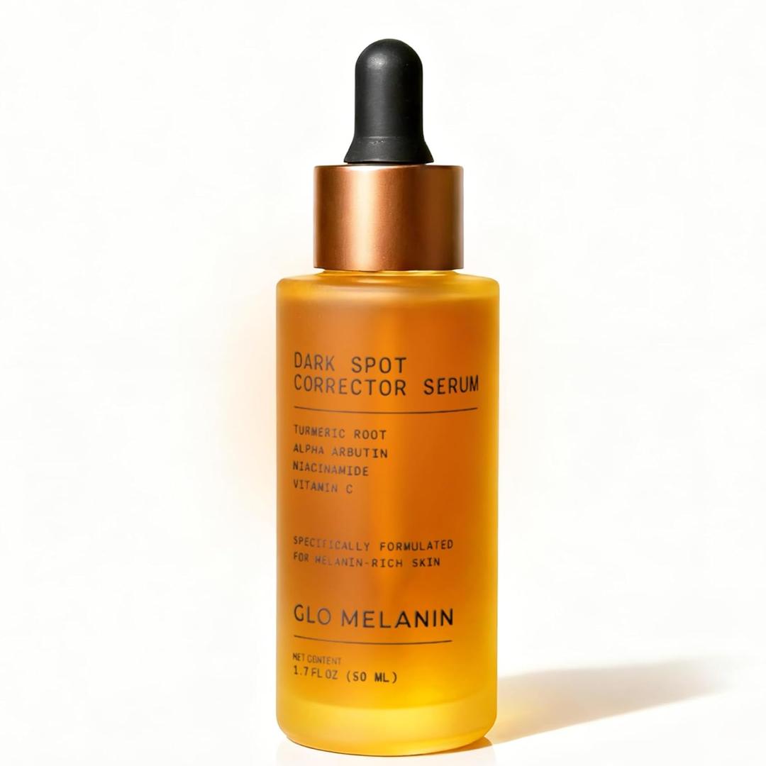 Glo Melanin Dark Spot Remover for Face  Dark Spot Corrector Serum with Vitamin C  Reduces Discoloration and Hyperpigmentation