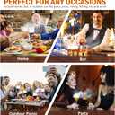 Electric Whiskey Smoker Kit with 6 Wood Chips, Smoker for Old Fashioned Cocktails Built in Electric Lighter, No Butane Needed, Cocktail Smoker Kit Gifts for Cocktail Lovers Friends Birthday