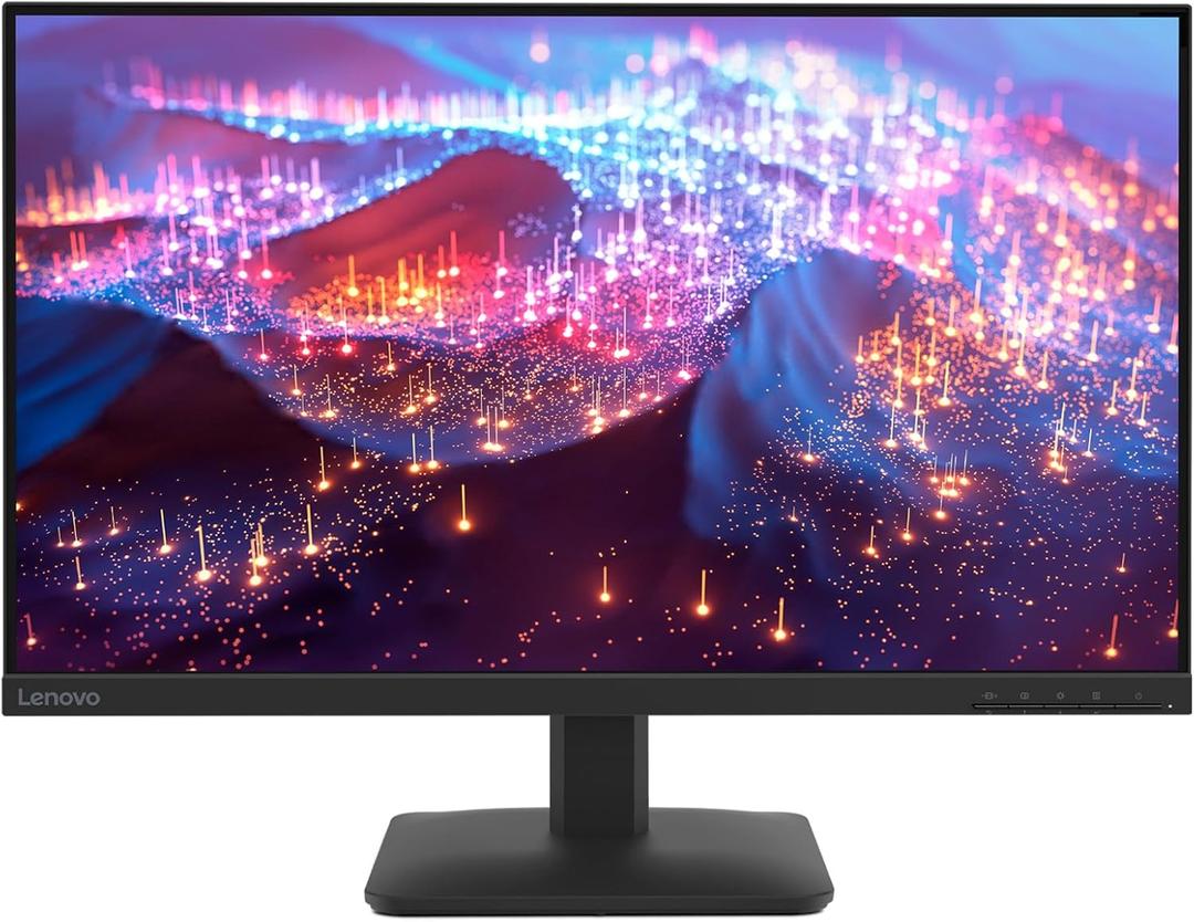 Lenovo L27-4e Monitor - 27" Flat IPS FullHD Display - 100Hz Refresh Rate - 4ms Response Time - HDMI 1.4 - VGA - Tilt Stand - Raven Black