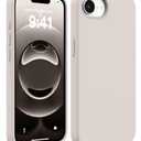 AOTESIER for iPhone 16e Case, Food Grade Silicone, Shockproof Military-Grade Protection Phone Case for iPhone 16E 2025 6.1'' with Anti-Scratch Microfiber Lining Inside, Gravel