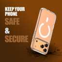 CPHUSA Protective Case Compatible for iPhone 17 Pro | TPU + Acrylic Hybrid | Military-Grade Drop Protection | Shock Absorption | Slim Profile | Textured Grip | Wireless Charging | Clear