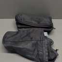 6-Pack Large Compression Packing Cubes for Travel - Lightweight Compression Packing Cube Set, Water-Resistant Luggage Organizer Bags & Suitcase Organizers, Travel Cubes for Carry-On, Checked Luggage (Charcoal)