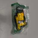 for AirPods Pro 3 Case with Phone Stand,(Automatic Snap Switch Lock) Carbon Fiber Texture Design Cover with Cleaner Kit -Yellow