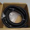 AN6 Power Steering Pump Hose Fitting Kit Return to Reservoir Hose Kit for Pump Mount Reservoir Compatible with LS Swap LS1 LS3, Black