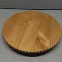 Wood Revolving Cake Stand,12" Rotating Cake Turntable, Round Display Stand For Cake, Cupcake Decorating Supplies