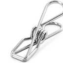 40 Pack Stainless Steel Small Clothes Pins Durable Clothes Pegs Multi-Purpose Metal Wire Utility Clips for Laundry Home Kitchen Outdoor Travel Office