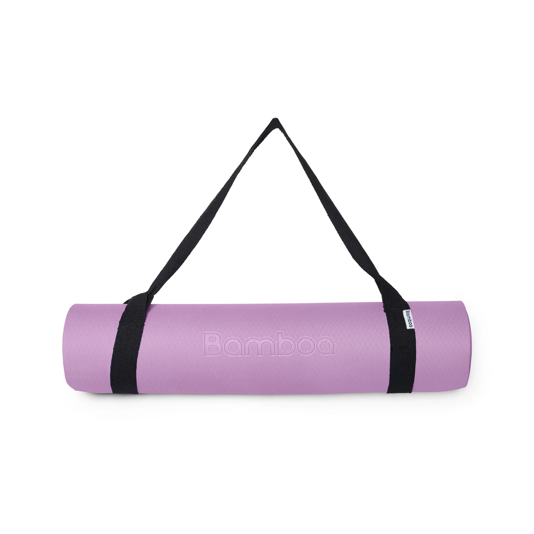 Amazon Basics Extra Thick Exercise Yoga Mat with Carrying Strap