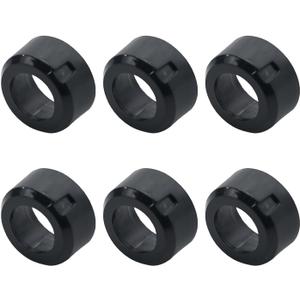 6 Pcs 926-028 Fuel Injector Sleeves Cups Seals Replacement for Ford Explorer Mustang Ranger, F77Z-9G512-AA 1F82-13-250 Adapter Kit Replacement for Mercury Mountaineer V6 4.0L Engine