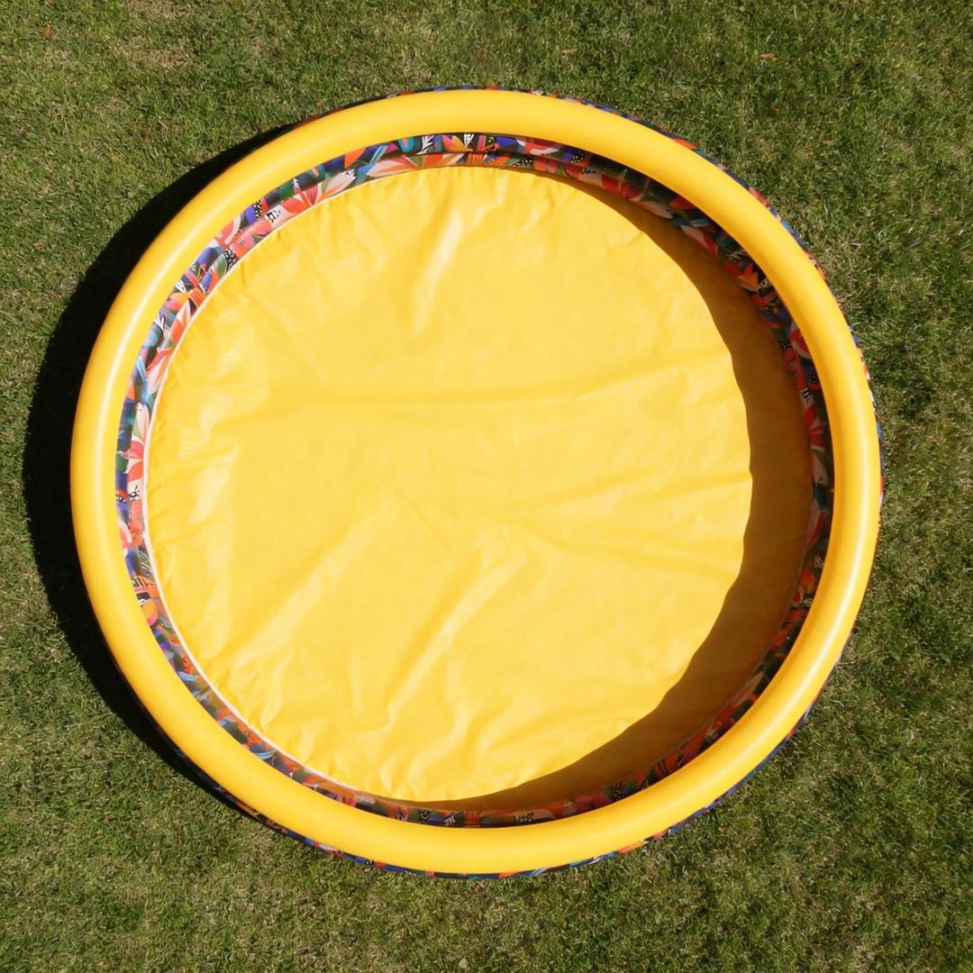 Kids Inflatable Swimming Pool 61", ASTM Certified Splash Pool for Children 3+, Outdoor Water Play Pool with Drain Plug for Summer Fun