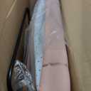 BCOL Baby Bassinet Sleeper, Adjustable Baby Crib, Rocking Bassinets Bedside Sleeper, Easy to Fold Portable Crib Side Bassinet with Breathable Mesh and Wheels (Pink)