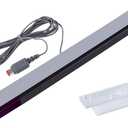 Aokin Sensor Bar for Wii, Replacement Wired Infrared Ray Sensor Bar for Nintendo Wii and Wii U Console, includes Clear Stand