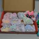 HELLOWOOD Dinosaur Toys for Toddlers Age 2-4, Wooden Dinosaur Train Set with Playmat/Storage Bag, Montessori Educational Toys for 2+ Years Old Boys & Girls