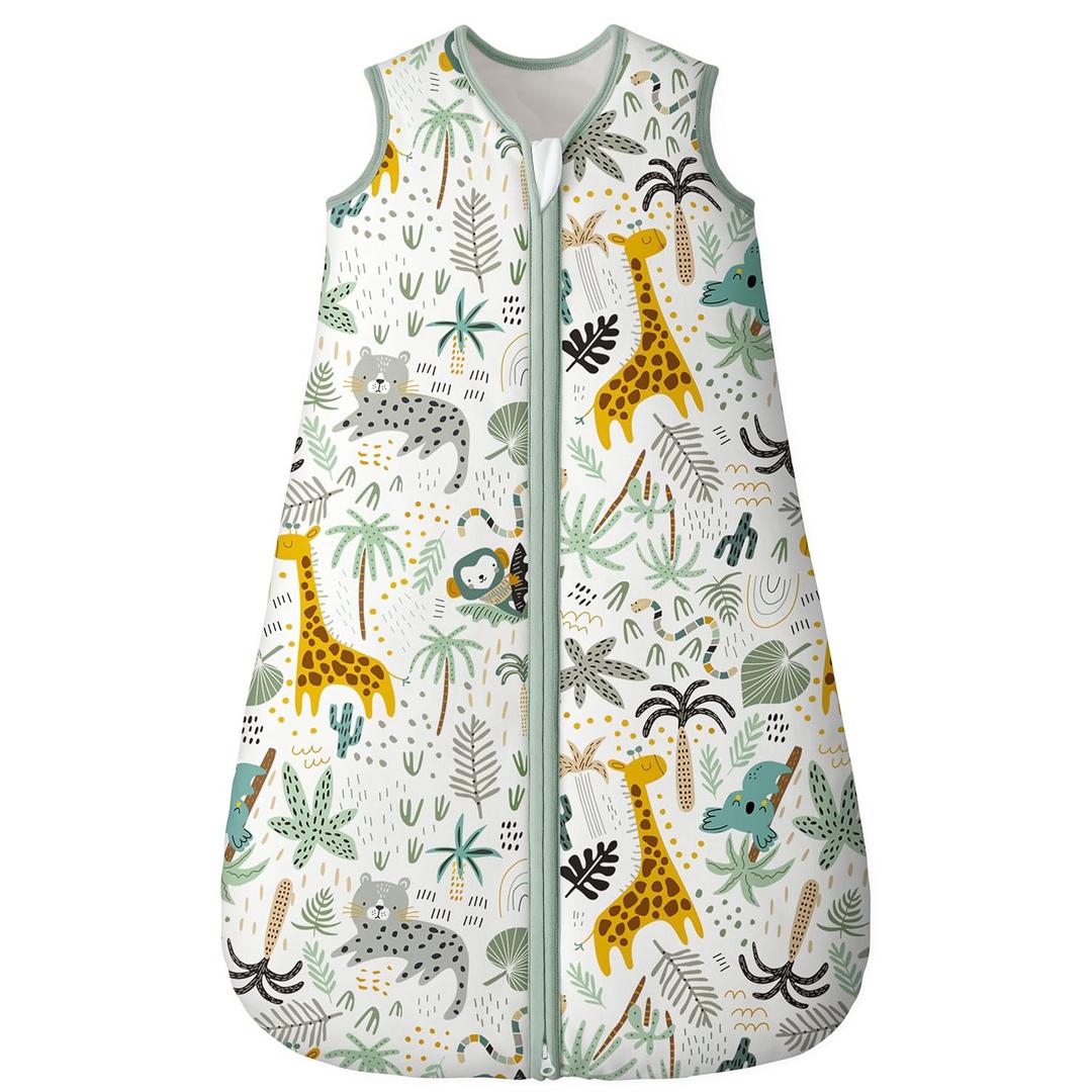 Yoofoss Baby Sleep Sack 12-18 Months, TOG 2.5 Baby Wearable Blanket with 2-Way Zipper, 100% Organic Cotton Fabric Winter Newborn Sleeping Sack, Warm Soft Comfy (Large)