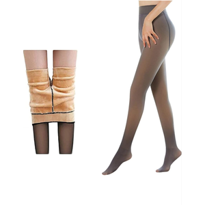 Warm Translucent Fleece Lined Tights for Women
M/L