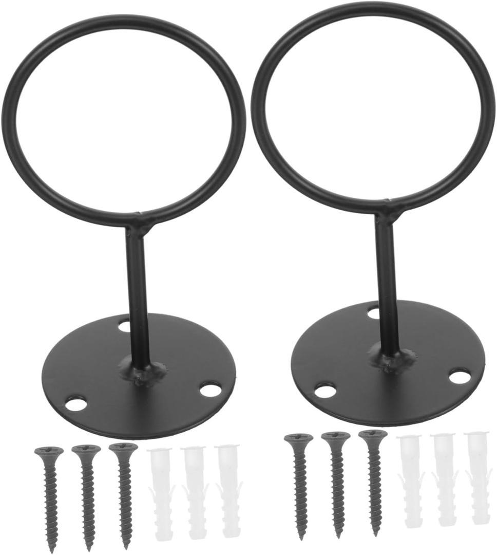 2sets Wall Mount Baseball Display Holder for Softballs and Golf Softball Organizer Rack Space-Saving Design Easy Installation Finish